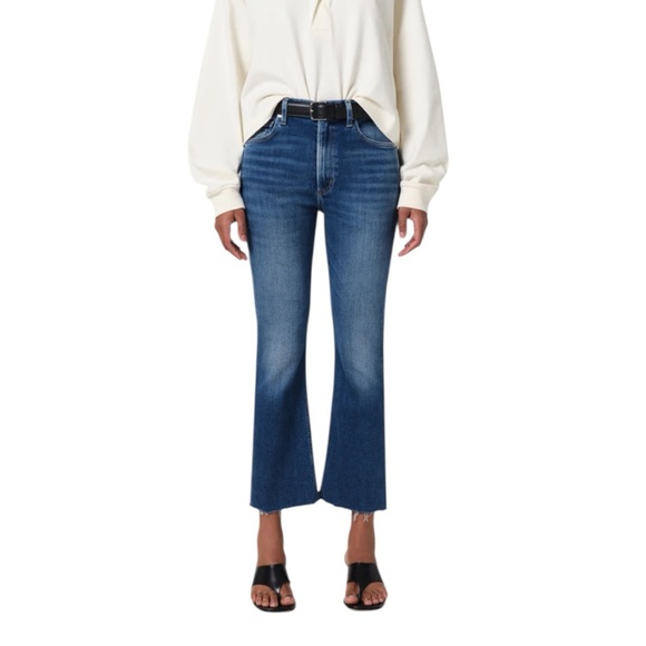 Citizens Of Humanity Denim - Citizens of Humanity Isola Cropped Boot Cut Women's Blue Jeans Size 27